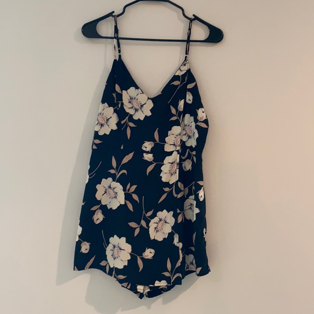 Black romper dress